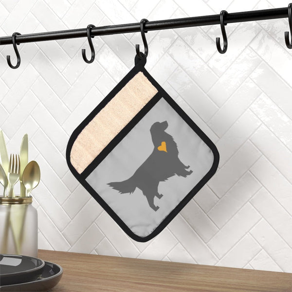 The Pupperfish Golden retriever themed kitchen decor at The Pupperfish