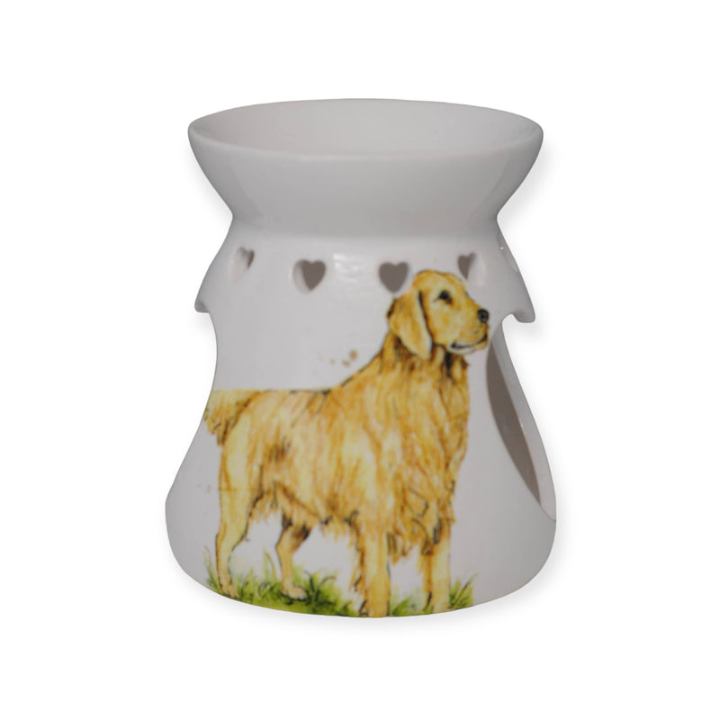 The Pupperfish Snuggle up with a Golden Retriever Wax Burner - perfect for fragrant wax melts or essential oils! 