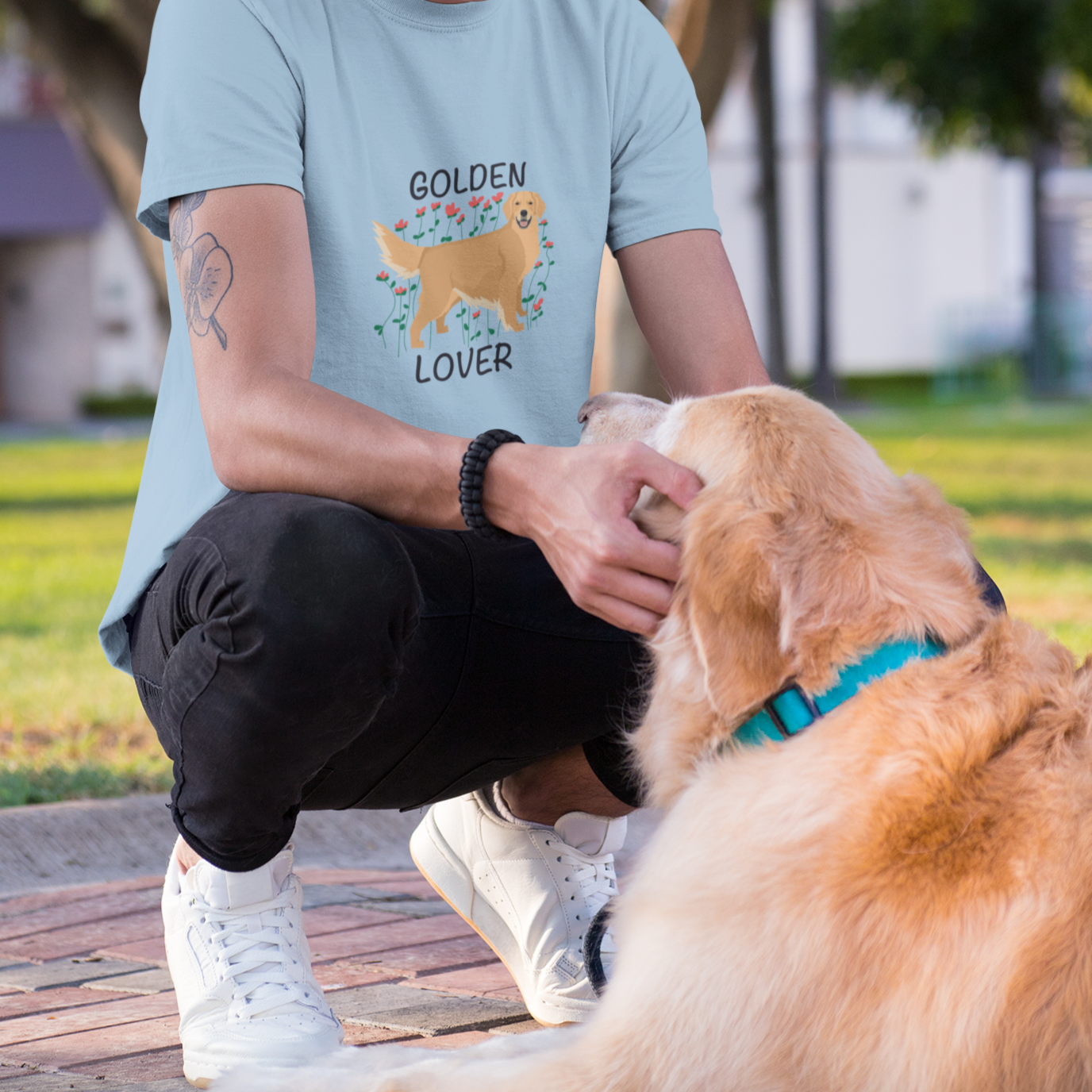 Golden Retriever T Shirt The Pupperfish The Pupperfish